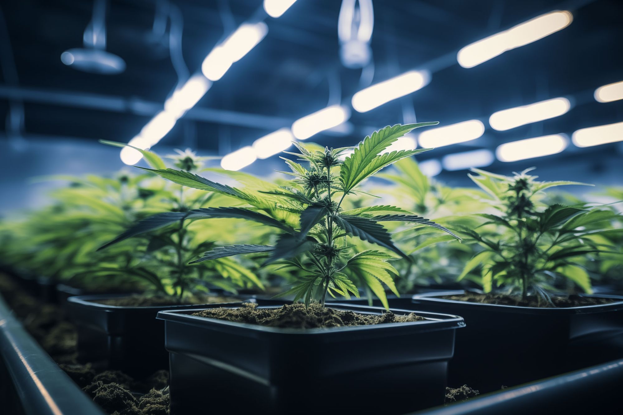 Controlling temperature inside marijuana grow room