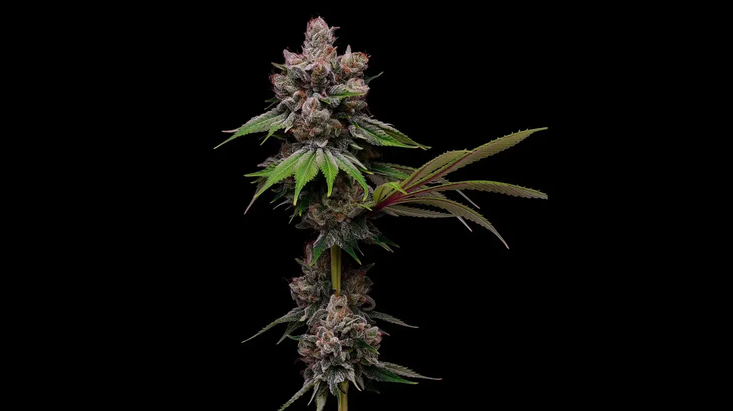 Marijuana plant of the Golden Pineapple strain