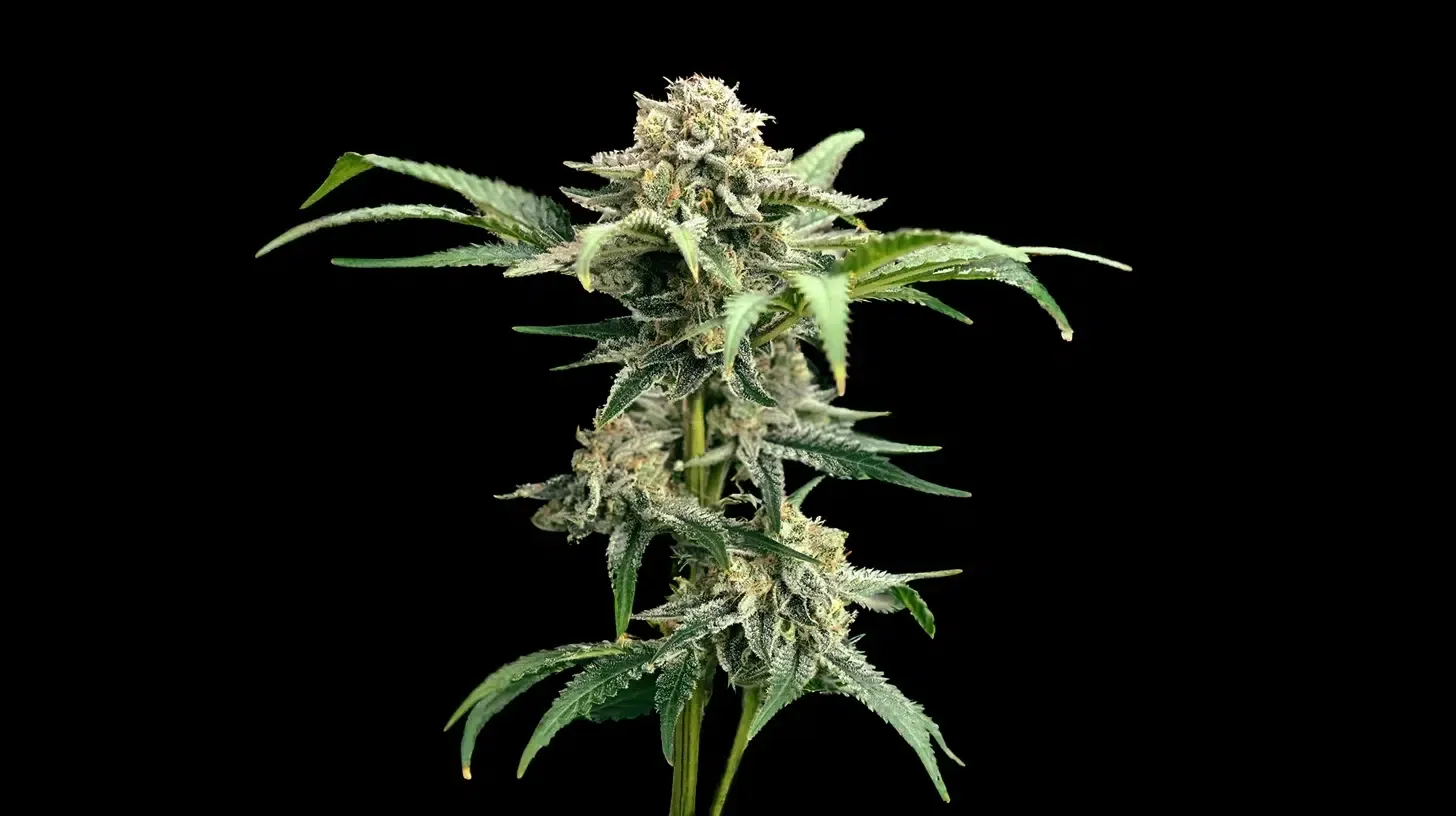 A marijuana Terp Sneeze strain plant ready to harvest