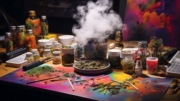Psychedelic marijuana resulting in creativity
