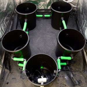 Building homemade hydroponic marijuana system step 16