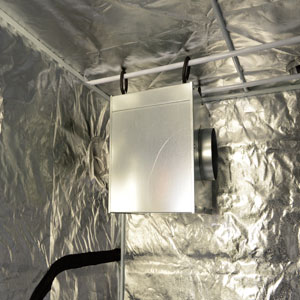 Install air exhaust hang extractor