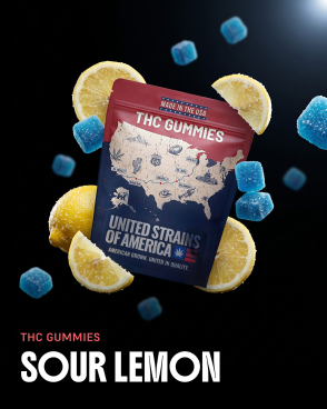 20mg Sour Lemon Delta 9 THC Gummies