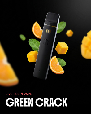 Green Crack Live Rosin THCa Vape 1G