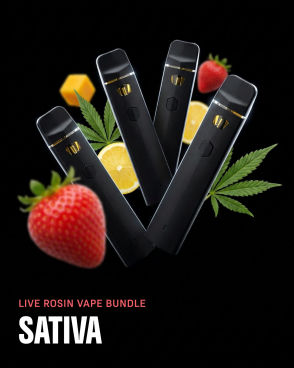Sativa Live Rosin THCa Vape Bundle